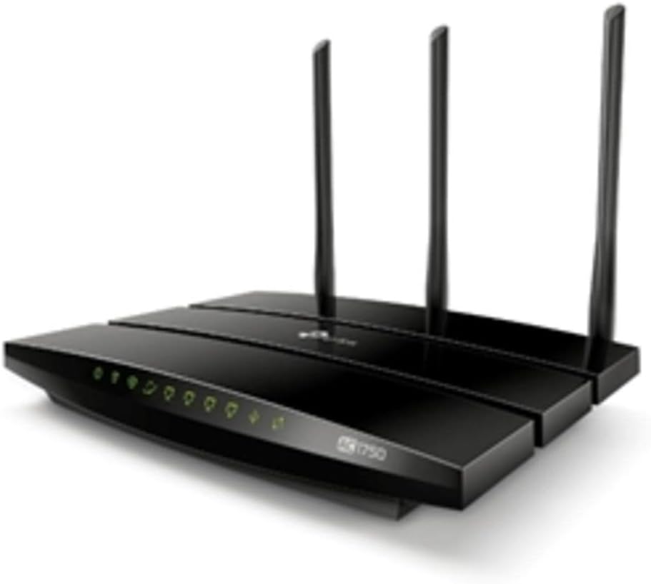 TP-Link Archer AC1750 WiFi Router - Dualband Gigabit, Qualcomm inside, Works with Alexa(A7), Black
