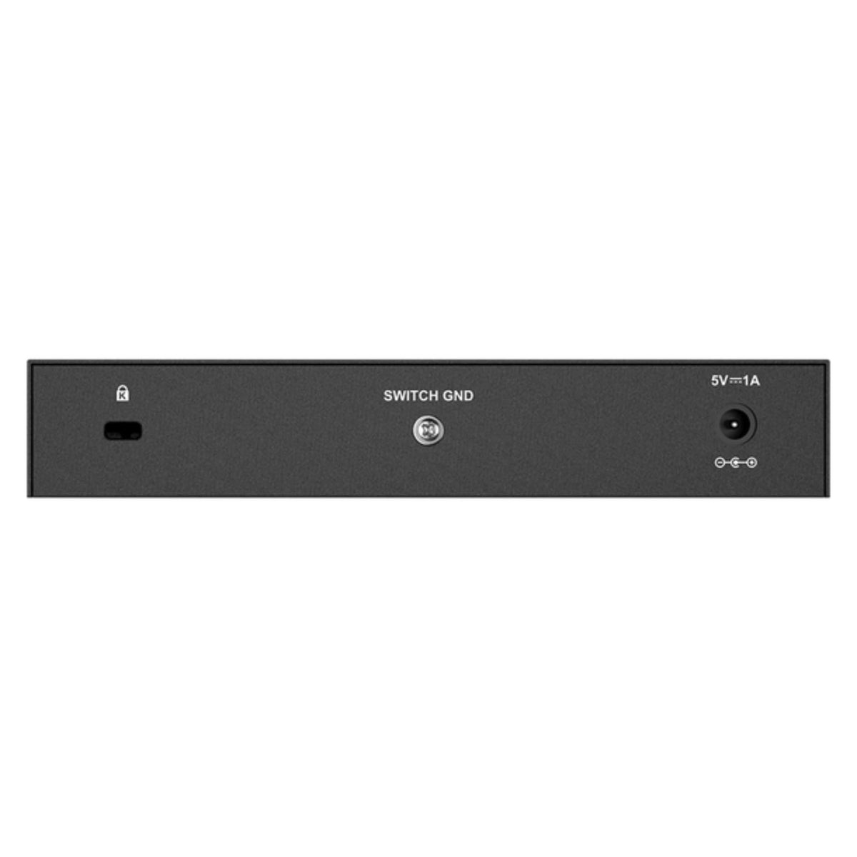 D-Link Ethernet Switch, 5 Port Gigabit Unmanaged Metal Desktop Plug and Play Compact (DGS-105),Black