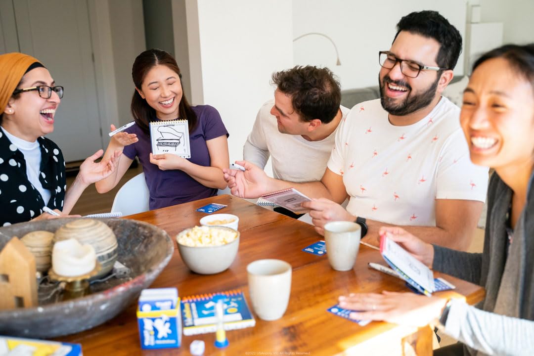 Telestrations Original 8-Player | Family Board Game | A Fun Family Game for Kids and Adults | Family Game Night Just Got Better | The Telephone Game Sketched Out | Ages 12+