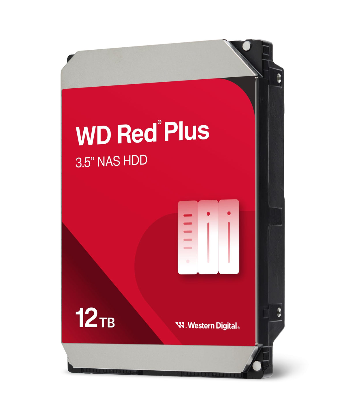 Western Digital 4TB WD Red Plus NAS Internal Hard Drive HDD - 5400 RPM, SATA 6 Gb/s, CMR, 128 MB Cache, 3.5" -WD40EFZX