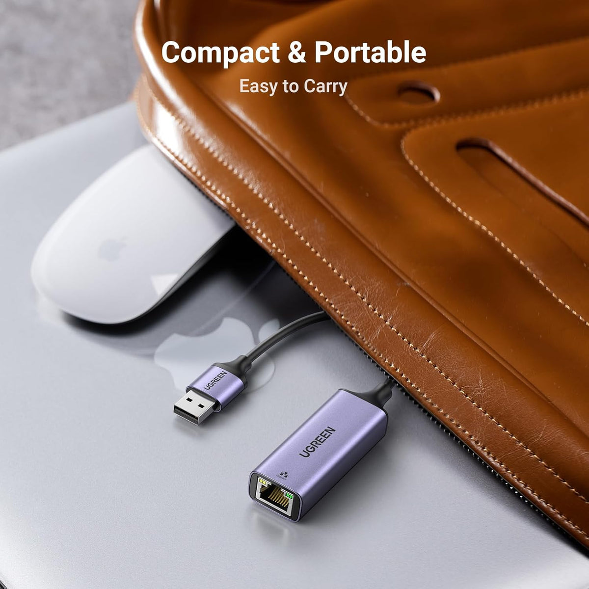 UGREEN USB to Ethernet Adapter, Plug and Play Ethernet Adapter, Aluminium Shell, 1Gbps Gigabit RJ45 to USB 3.0 Network Dongle, Compatible with Nintendo Switch, Laptop, MacBook, Surface Pro, Windows
