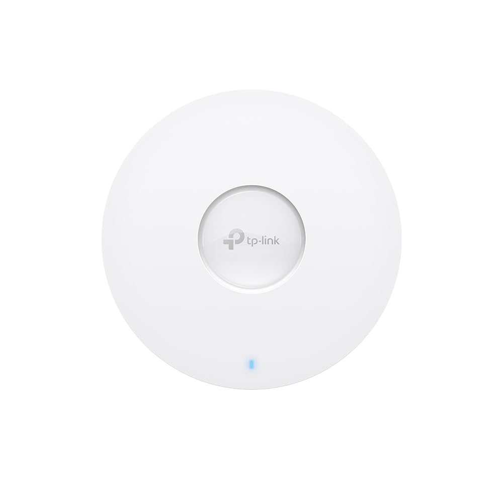 TP-Link EAP610 Omada Business WiFi 6 AX1800 Wireless Gigabit Access Point - Support Mesh, OFDMA, Seamless Roaming & MU-MIMO, SDN Integrated, Cloud Access & Omada App, PoE+ Powered, White, Dual-Band