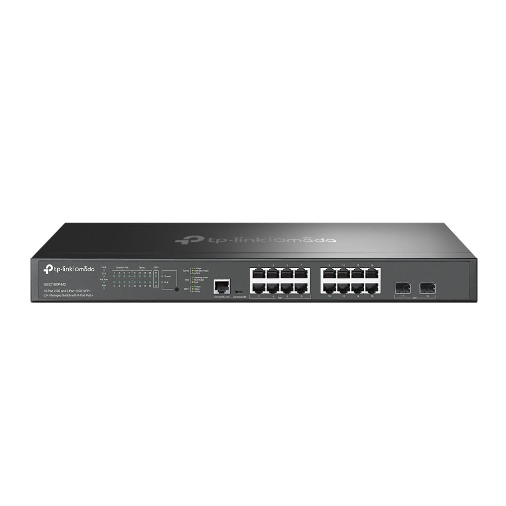 TP-Link TL-SG108S-M2 | 8-Port Multi-Gigabit 2.5G Ethernet Switch | Unmanaged Network Switch | Ethernet Splitter | Plug & Play | Desktop/Wall Mount | Silent Operation