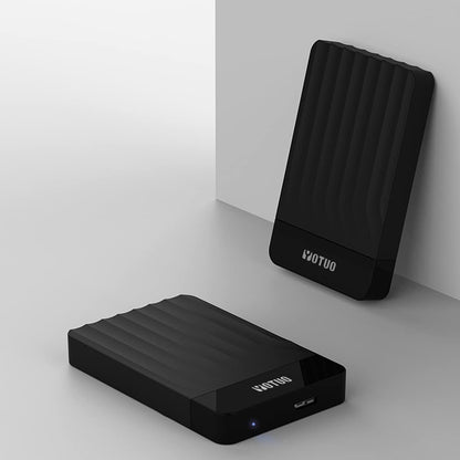 YOTUO 500GB External Hard Drive, Portable Storage Expansion HDD, USB 3.0 & USB-C for PC, Mac, Desktop, Laptop, Smartphone, PS4, Xbox One, Xbox 360, Office & Game Black