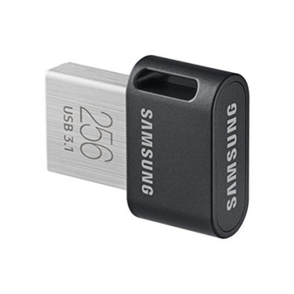 SAMSUNG FIT Plus 3.1 USB Flash Drive, 128GB, 400MB/s, Plug In and Stay, Storage Expansion for Laptop, Tablet, Smart TV, Car Audio System, Gaming Console, MUF-128AB/AM,Gunmetal Gray