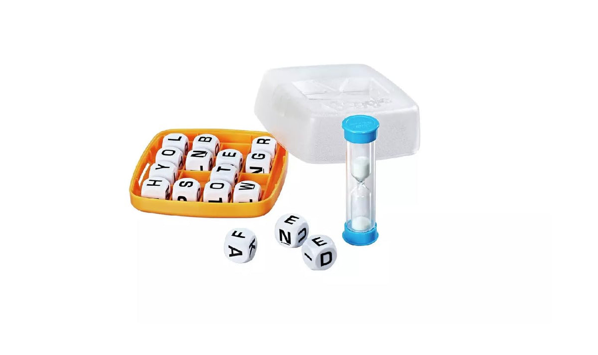 Hasbro Gaming Boggle Classic Game | Word Search Games | Ages 8+ | 1 or More Players | Portable Travel Size | Fun Family Dice Games for Adults and Kids