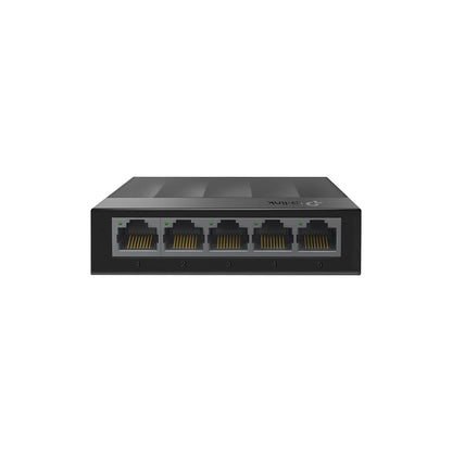 TP-Link 8 Port Gigabit Ethernet Network Switch | Plug and Play | Desktop or Wall-Mount | Plastic Case Ethernet Splitter | Fanless | Traffic Optimization | Unmanaged (TL-SG1008D),Black
