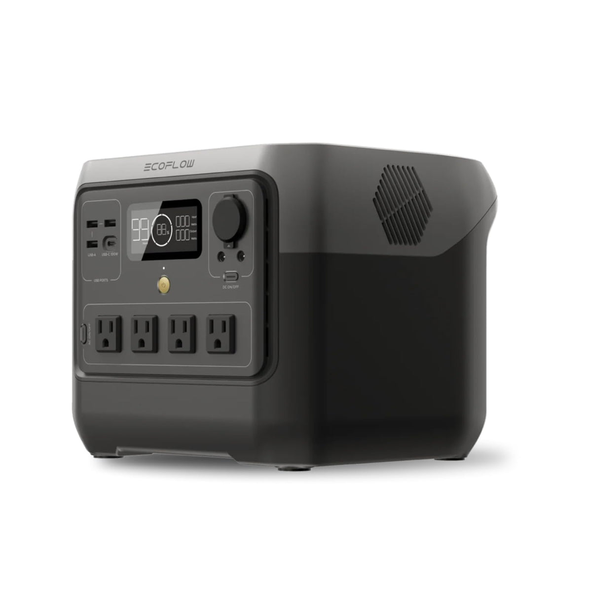 EF ECOFLOW Portable Power Station RIVER 2 Pro, 768Wh LiFePO4 Battery, 70 Min Fast Charging, 4X800W (X-Boost 1600W) AC Outlets, Solar Generator for Outdoor Camping/RVs/Home Use Black