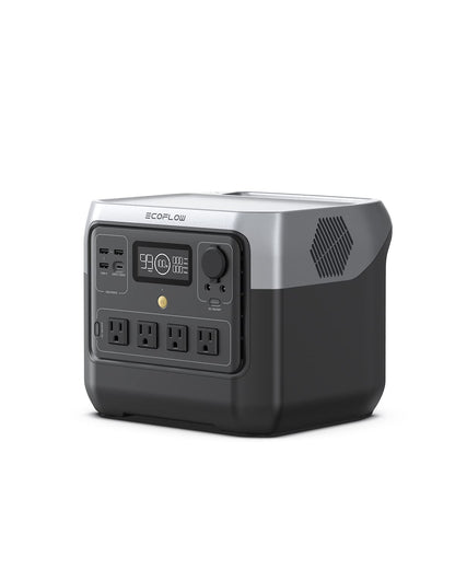 EF ECOFLOW Portable Power Station RIVER 2 Pro, 768Wh LiFePO4 Battery, 70 Min Fast Charging, 4X800W (X-Boost 1600W) AC Outlets, Solar Generator for Outdoor Camping/RVs/Home Use Black