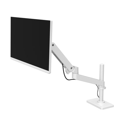 Ergotron – LX Monitor Arm, Single Monitor Desk Mount – fits Flat Curved Ultrawide Computer Monitors up to 34 Inches, 7 to 25 lbs, VESA 75x75mm or 100x100mm – Polished Aluminum