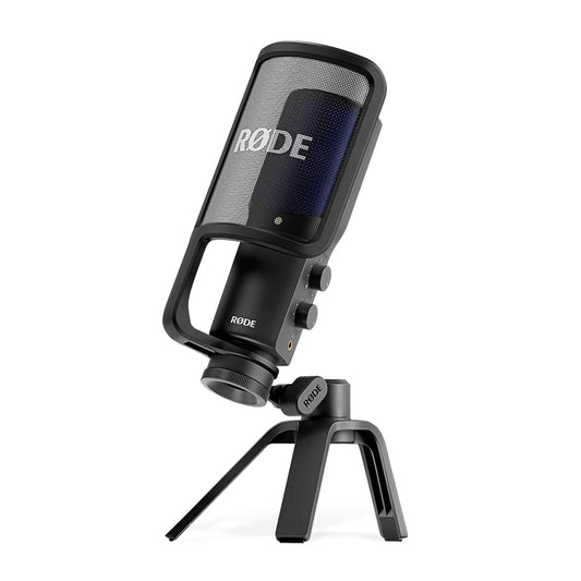 RØDE NT-USB Mini Versatile Studio-quality Condenser USB Microphone with Free Software for Podcasting, Streaming, Gaming, Music Production, Vocal and Instrument Recording,Black