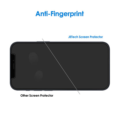JETech Screen Protector for iPhone 15 6.1-Inch, Bubble Free, Tempered Glass Film with Easy Installation Tool, Case-Friendly, HD Clear, 2-Pack