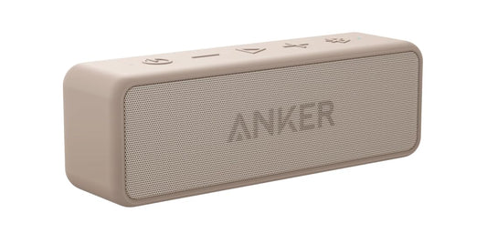 Anker Soundcore 2 Portable Bluetooth Speaker with Stereo Sound, Bluetooth 5, Bassup, IPX7 Waterproof, 24-Hour Playtime, Wireless, Speaker for Home, Outdoors, Travel