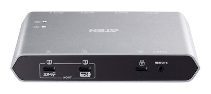 ATEN 2-Port USB-C Gen 2 Sharing Switch with Power Pass-Through | UK Version US3342