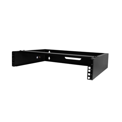 StarTech.com 6U Wall Mount Network Rack - 14 Inch Deep (Low Profile) - 19" Patch Panel Bracket for Shallow Server and IT Equipment, Network Switches - 44lbs/20kg Weight Capacity, Black (WALLMOUNT6)
