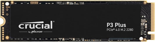 Crucial P3 Plus PCIe Gen4 NVMe 2TB SSD, Up to 5,000MB/s Read, Laptop & Desktop (PC) Compatible, Solid State Drive – CT2000P3SSD8