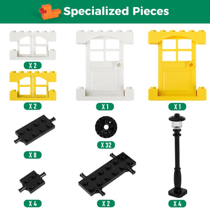 HUIZDQ 1500 Pieces Building Bricks, Classic Bulk Small Blocks, Classic Bricks Set Basic Building Blocks Compatible with All Major Brands