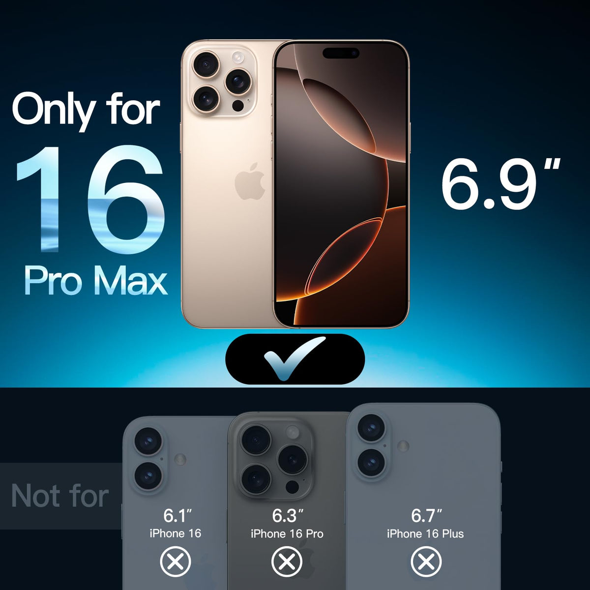 JETech Screen Protector for iPhone 15 6.1-Inch, Bubble Free, Tempered Glass Film with Easy Installation Tool, Case-Friendly, HD Clear, 2-Pack