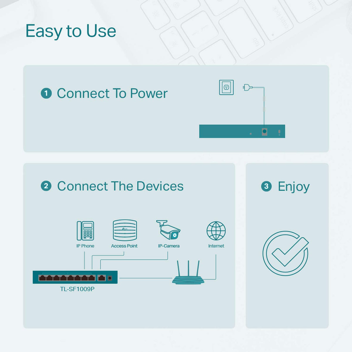 Learning Resources TL-SF1005D TP-Link 5-Port Fast Ethernet Unmanaged Switch | Plug and Play | Desktop