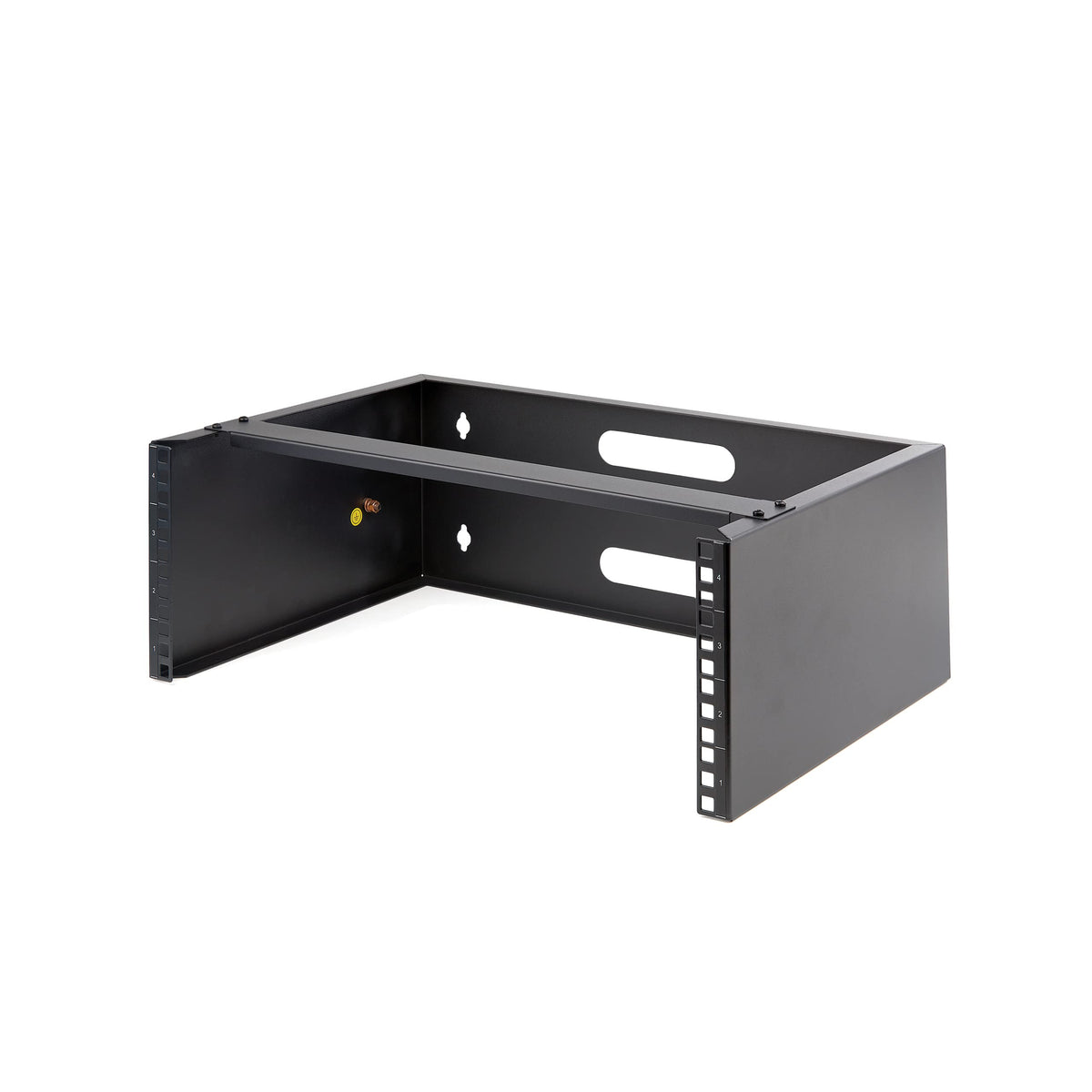 StarTech.com 6U Wall Mount Network Rack - 14 Inch Deep (Low Profile) - 19" Patch Panel Bracket for Shallow Server and IT Equipment, Network Switches - 44lbs/20kg Weight Capacity, Black (WALLMOUNT6)