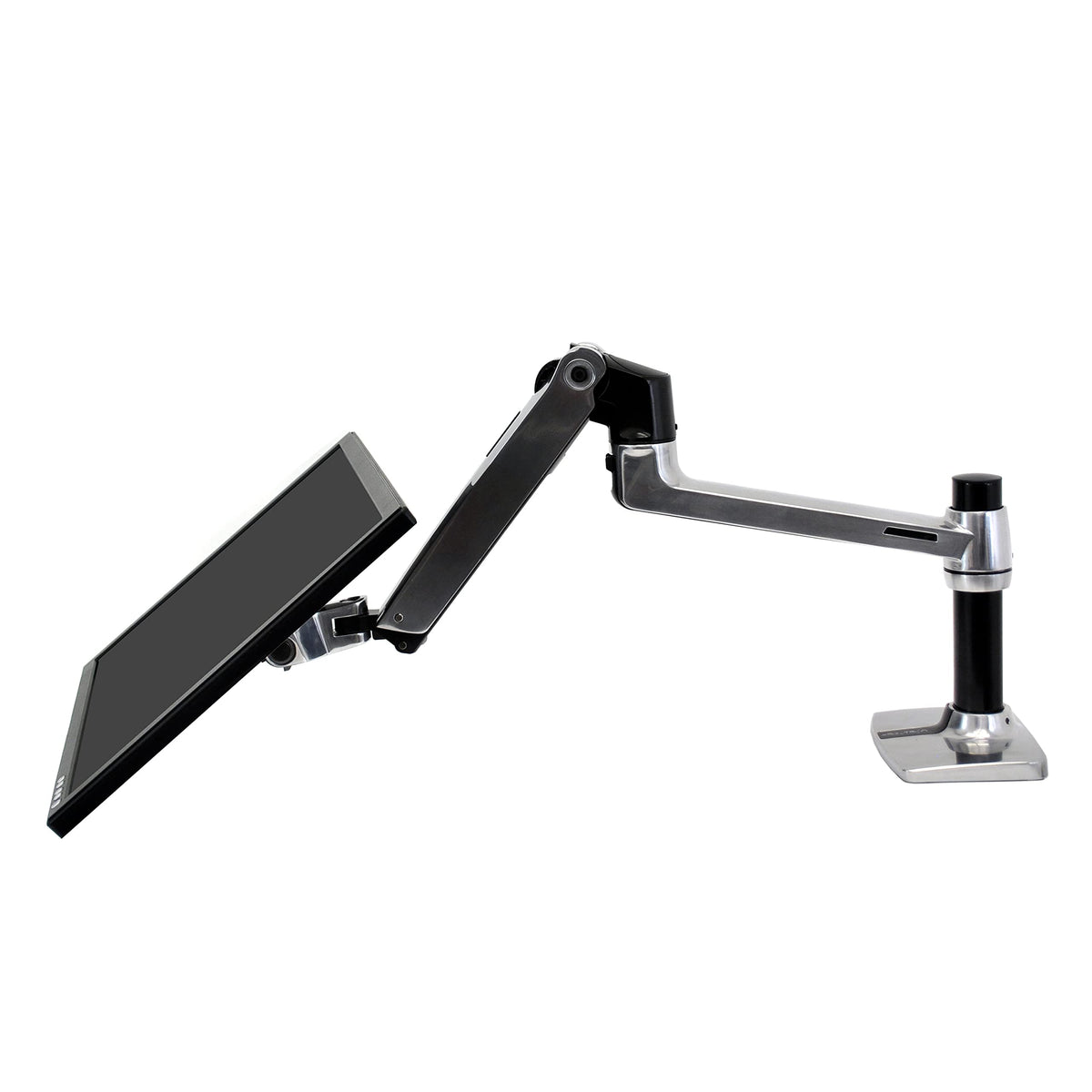 Ergotron – LX Monitor Arm, Single Monitor Desk Mount – fits Flat Curved Ultrawide Computer Monitors up to 34 Inches, 7 to 25 lbs, VESA 75x75mm or 100x100mm – Polished Aluminum