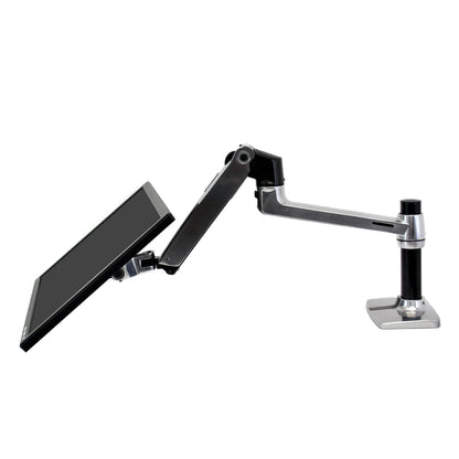 Ergotron – LX Monitor Arm, Single Monitor Desk Mount – fits Flat Curved Ultrawide Computer Monitors up to 34 Inches, 7 to 25 lbs, VESA 75x75mm or 100x100mm – Polished Aluminum