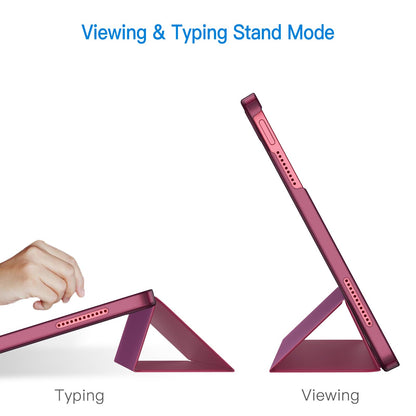 JETech Case for iPad (A16) 11th Generation 11 Inch 2025 / iPad 10th Generation 10.9 Inch 2022, Slim Smart Cover with Hard PC Translucent Back, Supports Touch ID, Auto Wake/Sleep (Navy Blue)