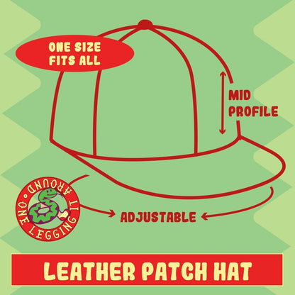 got Lunt? - Leather Black Metallic Patch Engraved Trucker Hat