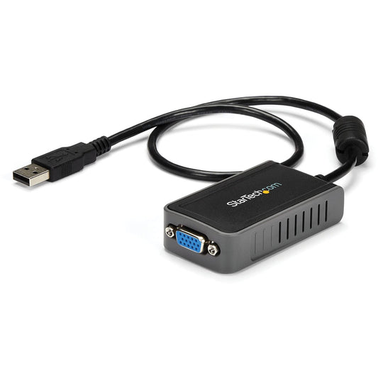 StarTech.com USB 2.0 to VGA Adapter, USB to VGA Monitor Converter for Windows, 1080p , TAA (no support for macOS/ChromeOS/Linux)