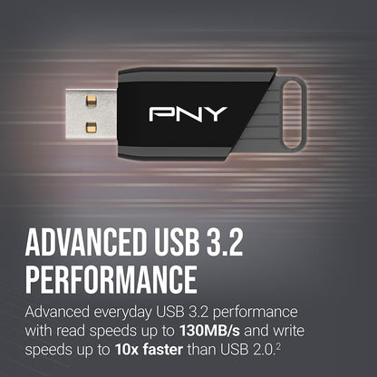 PNY 256GB Attaché X USB 3.2 Gen 1 Flash Drive