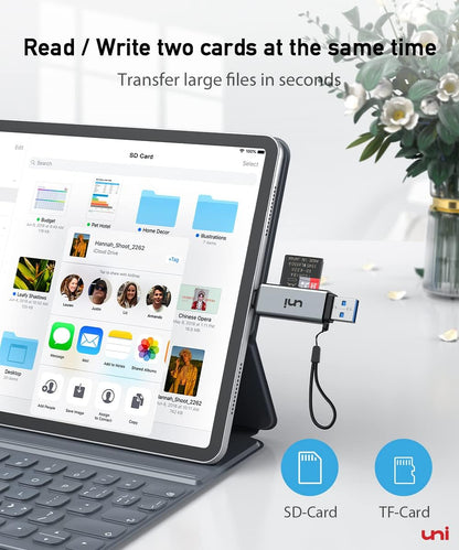 uni SD Card Reader,High Speed USB C to Micro SD Memory Card Adapter USB 3.0