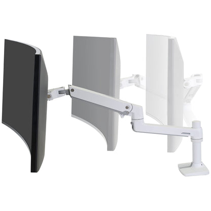 Ergotron – LX Monitor Arm, Single Monitor Desk Mount – fits Flat Curved Ultrawide Computer Monitors up to 34 Inches, 7 to 25 lbs, VESA 75x75mm or 100x100mm – Polished Aluminum
