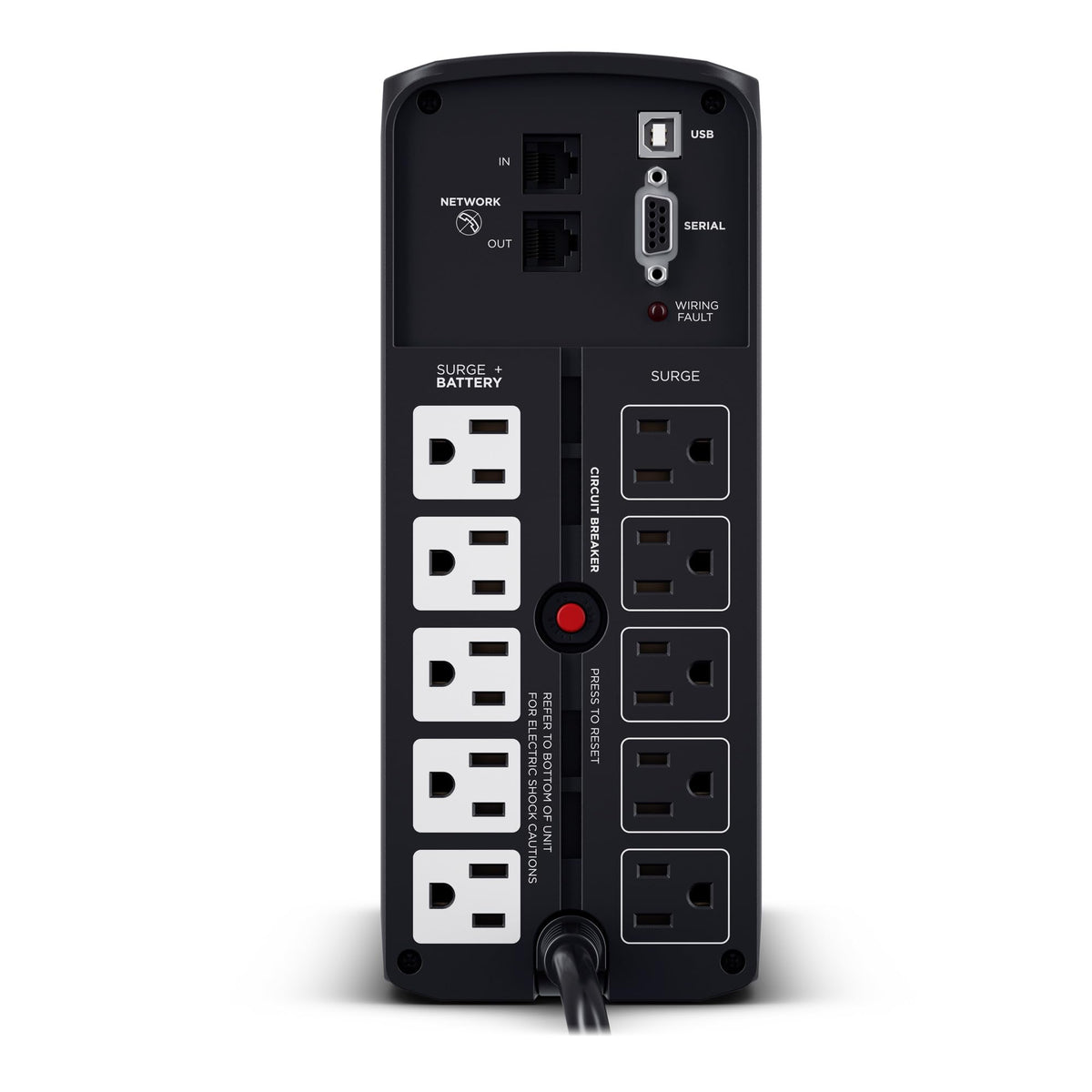 CyberPower CP1500PFCLCD PFC Sinewave UPS Battery Backup and Surge Protector, 1500VA/1000W, 12 Outlets, AVR, Mini Tower, UL Certified