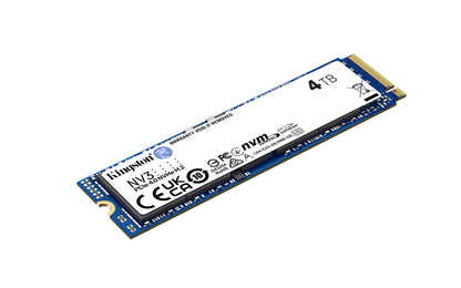 Kingston NV3 1TB M.2 2280 NVMe SSD | PCIe 4.0 Gen 4x4 | Up to 6000 MB/s | SNV3S/1000G