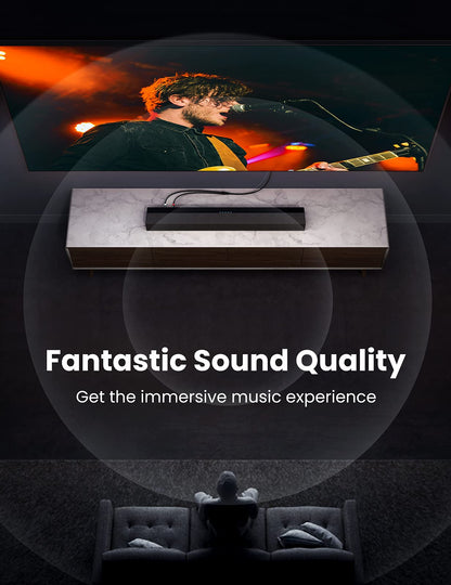 UGREEN 3.5mm to RCA Cable, 6.6FT RCA Male to Aux Audio Adapter HiFi Sound Headphone Jack Adapter Metal Shell Y Splitter Auxiliary Cord 1/8 Connector for Phone Speaker MP3 Tablet HDTV