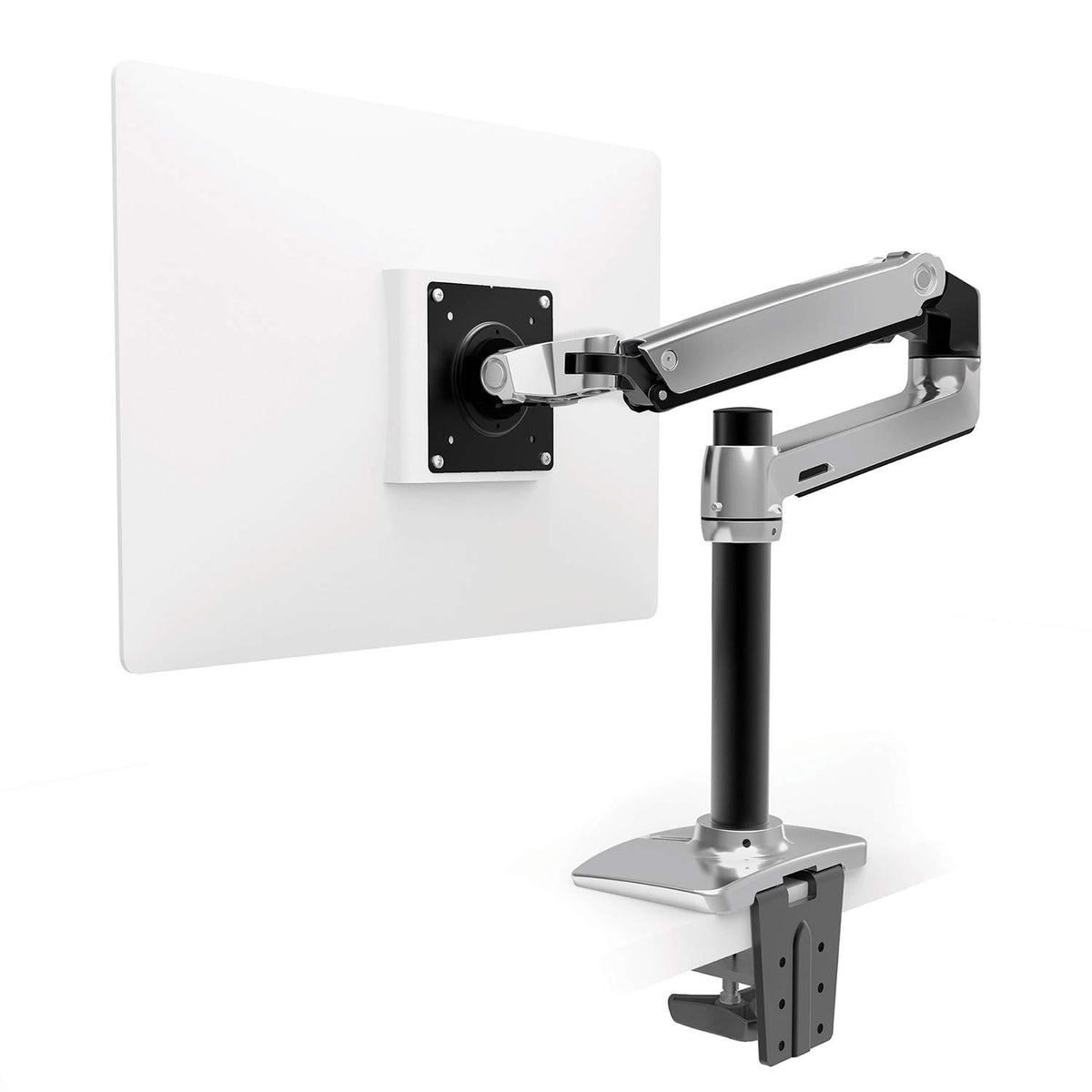 Ergotron – LX Monitor Arm, Single Monitor Desk Mount – fits Flat Curved Ultrawide Computer Monitors up to 34 Inches, 7 to 25 lbs, VESA 75x75mm or 100x100mm – Polished Aluminum