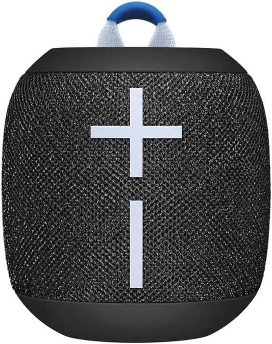 Ultimate Ears WONDERBOOM 3, Portable Wireless Bluetooth Speaker, Big Bass 360-Degree Sound for Outdoors, Waterproof, Dustproof IP67, Floatable, 131 ft Range - Active Black (Renewed)