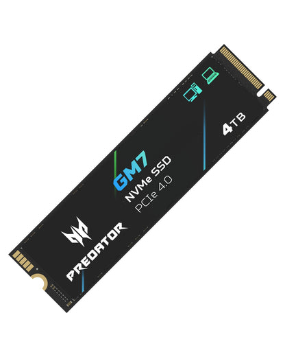 Acer Predator GM7 2TB SSD: M.2 2280 PCIe Gen 4 x4 NVMe 2.0, Read Speed Up to 7400 MB/s, Internal PC Solid State Drive for Laptop, Desktop and PS5 - BL.9BWWR.119