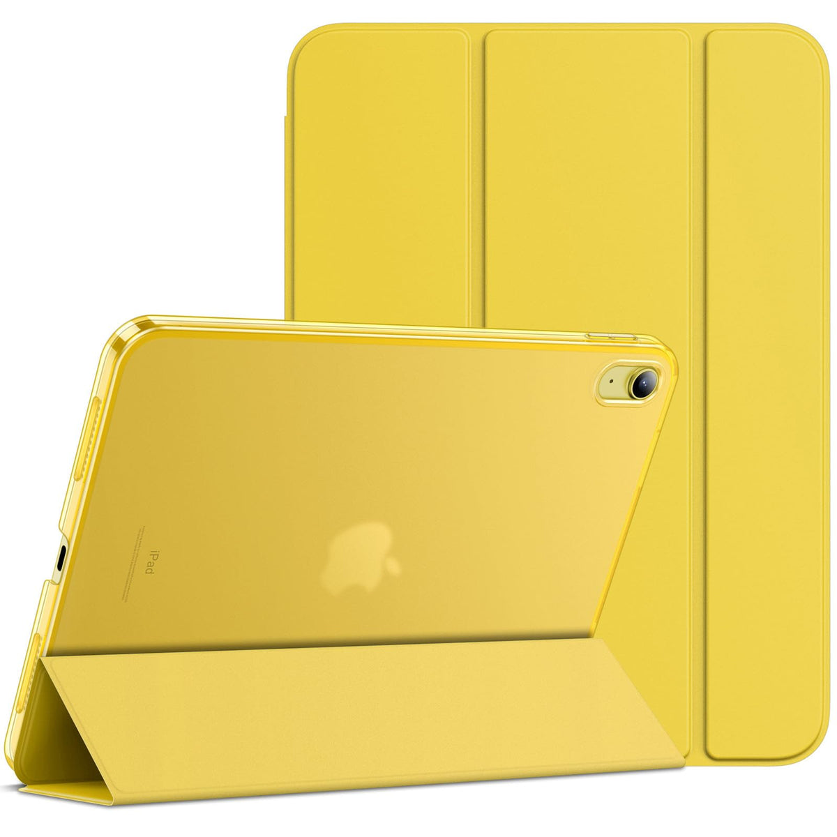 JETech Case for iPad (A16) 11th Generation 11 Inch 2025 / iPad 10th Generation 10.9 Inch 2022, Slim Smart Cover with Hard PC Translucent Back, Supports Touch ID, Auto Wake/Sleep (Navy Blue)