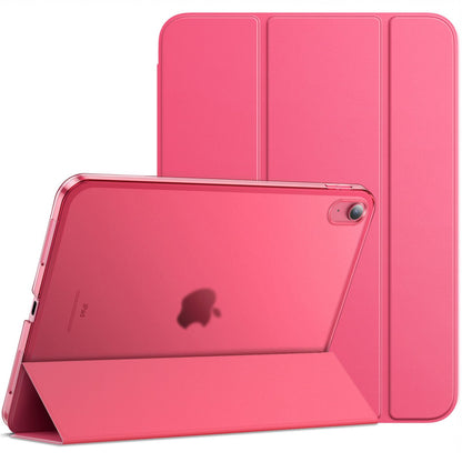JETech Case for iPad (A16) 11th Generation 11 Inch 2025 / iPad 10th Generation 10.9 Inch 2022, Slim Smart Cover with Hard PC Translucent Back, Supports Touch ID, Auto Wake/Sleep (Navy Blue)