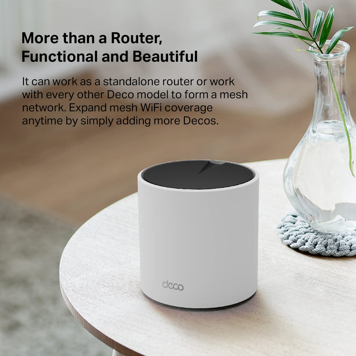 TP-Link Deco X55 AX3000 WiFi 6 Mesh System - Covers up to 6500 Sq.Ft, Replaces Wireless Router and Extender, 3 Gigabit Ports per Unit, Supports Ethernet Backhaul, Deco X55(3-Pack)