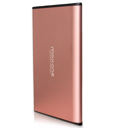 Maxone 500GB Ultra Slim Portable External Hard Drive HDD USB 3.0 Compatible with PC, Laptop, Charcoal Grey