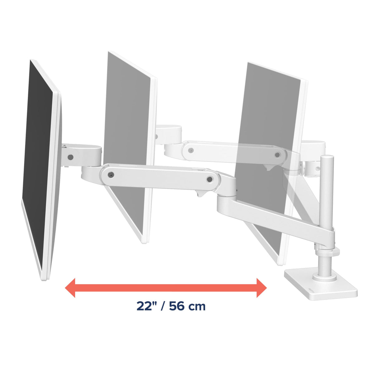 Ergotron – LX Monitor Arm, Single Monitor Desk Mount – fits Flat Curved Ultrawide Computer Monitors up to 34 Inches, 7 to 25 lbs, VESA 75x75mm or 100x100mm – Polished Aluminum