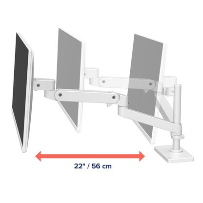 Ergotron – LX Monitor Arm, Single Monitor Desk Mount – fits Flat Curved Ultrawide Computer Monitors up to 34 Inches, 7 to 25 lbs, VESA 75x75mm or 100x100mm – Polished Aluminum