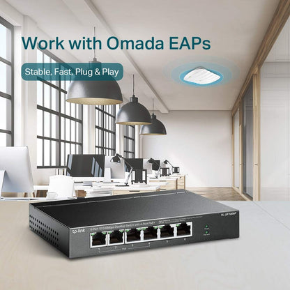 Learning Resources TL-SF1005D TP-Link 5-Port Fast Ethernet Unmanaged Switch | Plug and Play | Desktop