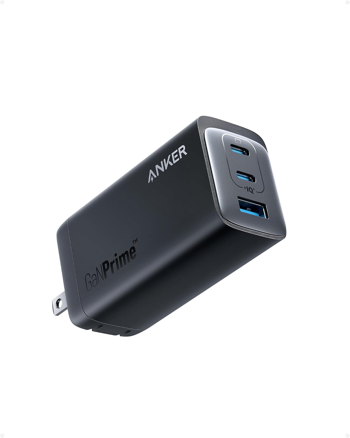 Anker 737 GaNPrime, 120W USB C Charger, PPS 3-Port Fast Compact Foldable Wall Charger for MacBook Pro/Air, iPad Pro, iPhone 16/Pro, Galaxy S22/S21, Dell XPS 13, Note 20/10+, and More Devices