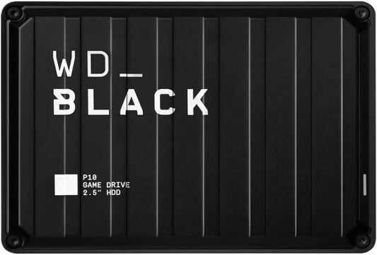 WD_BLACK 4TB P10 Game Drive, Portable External Hard Drive, Works with Playstation, Xbox, & PC - WDBA3A0040BBK-WESN