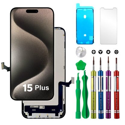 Compatible with iPhone XR Premium LCD Screen Replacement 6.1 inch (Model A1984, A2105, A2106, A2108) High Resolution Display digitizer Assembly Touch Screen