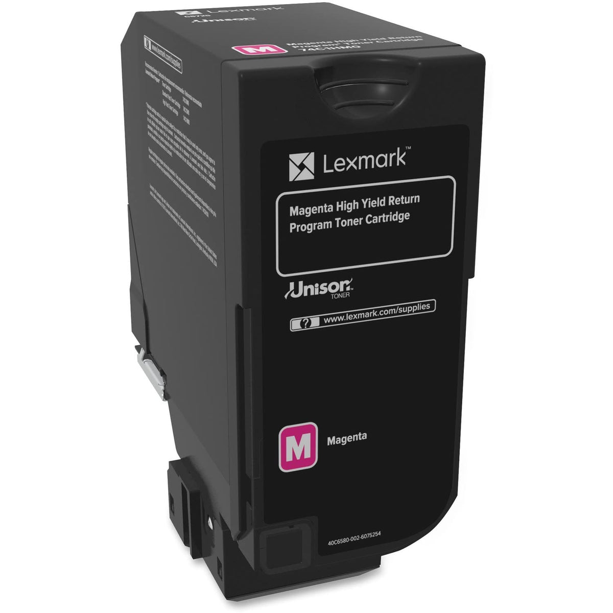 Lexmark 74C1HY0 Unison Toner Cartridge, Yellow, 1 Size