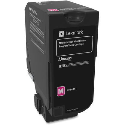 Lexmark 74C1HY0 Unison Toner Cartridge, Yellow, 1 Size